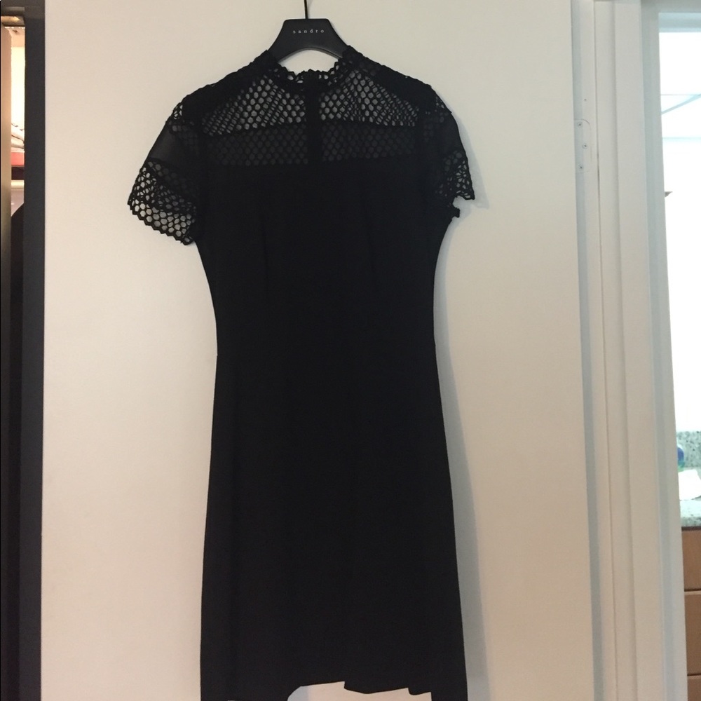 Black Sandro Dress - Picture 3 of 4